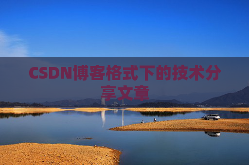 CSDN博客格式下的技术分享文章